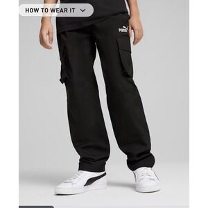 PUMA Youth Jogger, Black, Large (14/16). 5 Pockets Sports Moisture Wicking. New